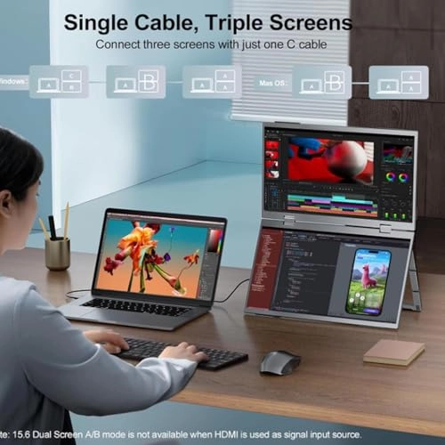 Dual Screen Portable Display - HDR 1080P 14 Inch