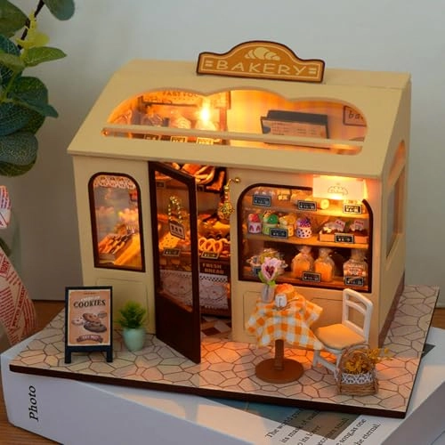 DIY Miniature House Kit - Bakery Shop
