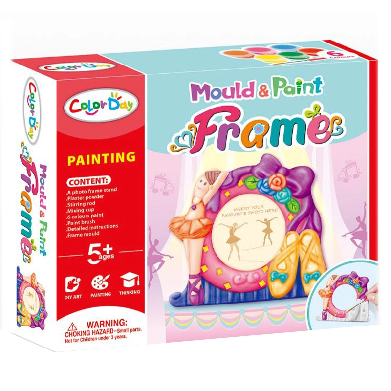 Brain Giggles Gypsum Casting Photo Frame Ballerina - Suitable for 5 years & above