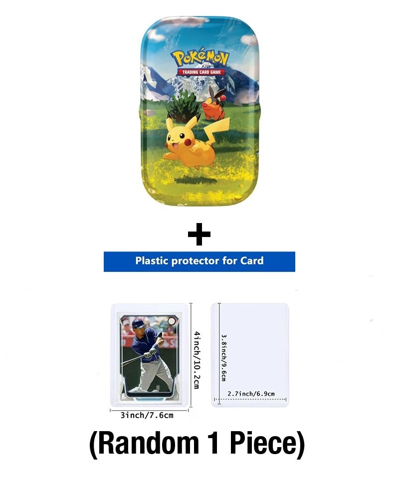 Mega Evolution - Heroic Ascent Mini Tin - 2 Booster Packs + Geek IT Trading Card customized Sleeve