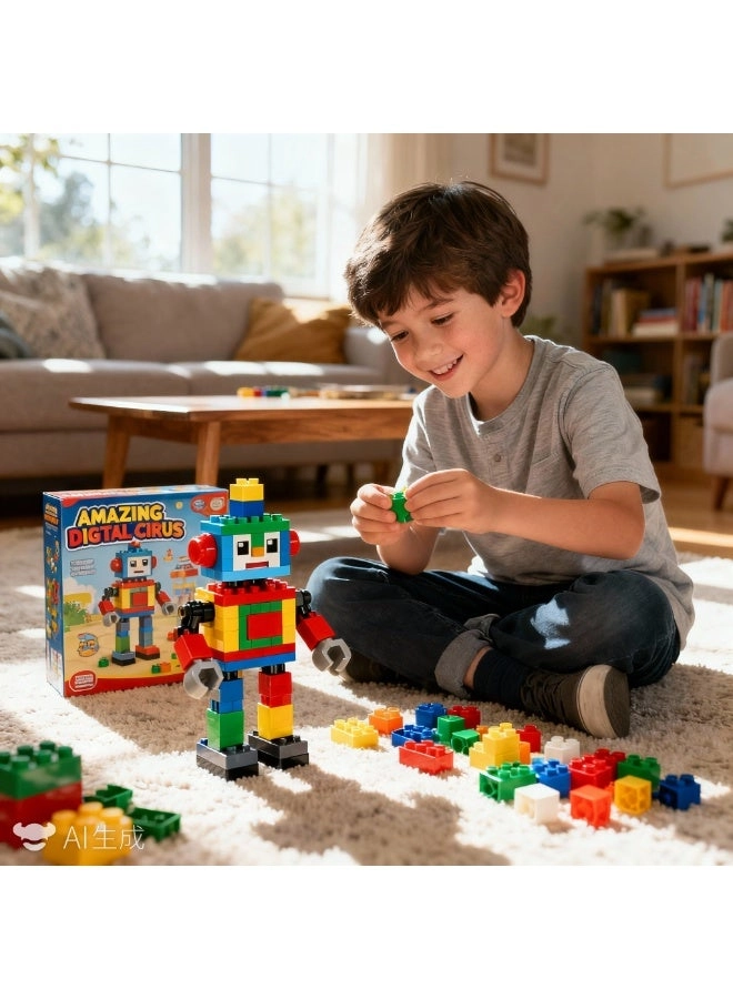 The Amazing Digital Circus Building Block Puzzle Toy - 198pcs