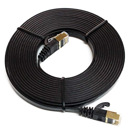 CAT7 Ultra Flat Patch Cable - 12FT
