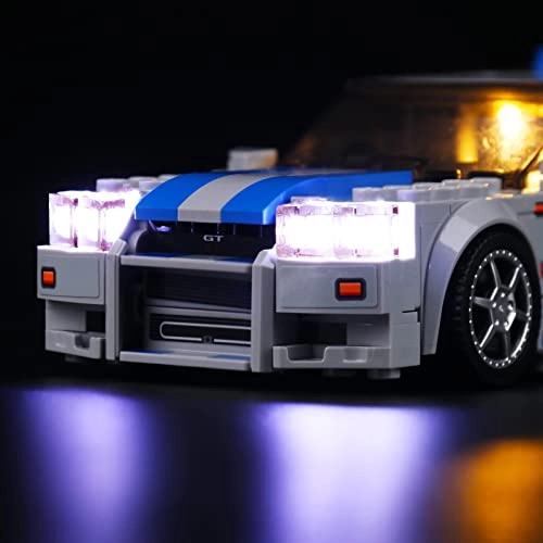 Led Light Kit for LEGO Fast 2 Furious Nissan Skyline GT-R 76917