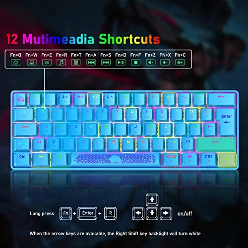 Mechanical Keyboard + Honeycomb Mouse + Mouse Pad - Wired
