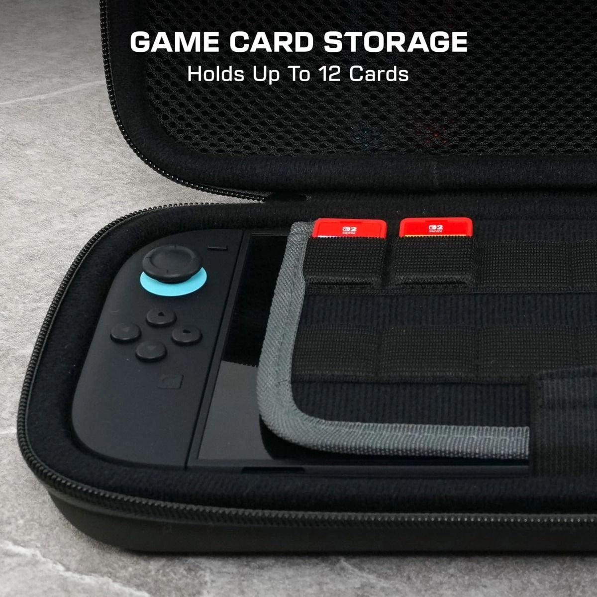 PlayTrek Slim Case - Switch 2 Charcoal Black
