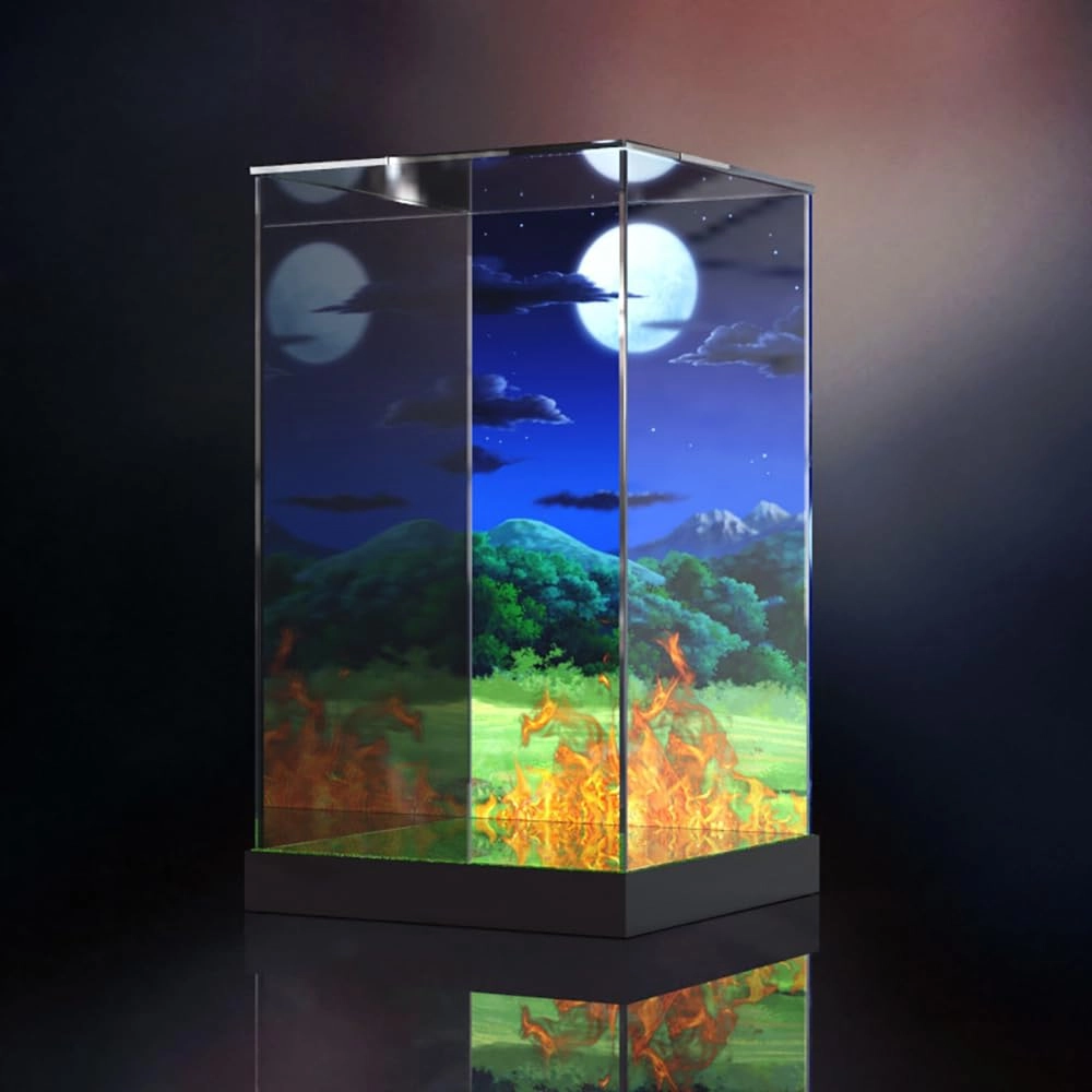 Shengor Acrylic Display Case - 40x25x25cm Transparent Dustproof