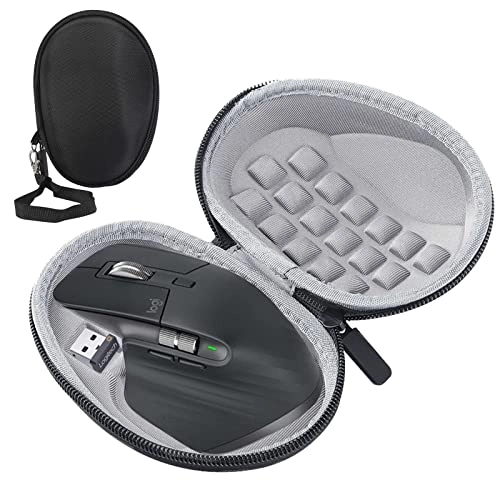 Hard Travel Case - Compatible with Logitech MX Master 3 Master 3S Water-Resistant