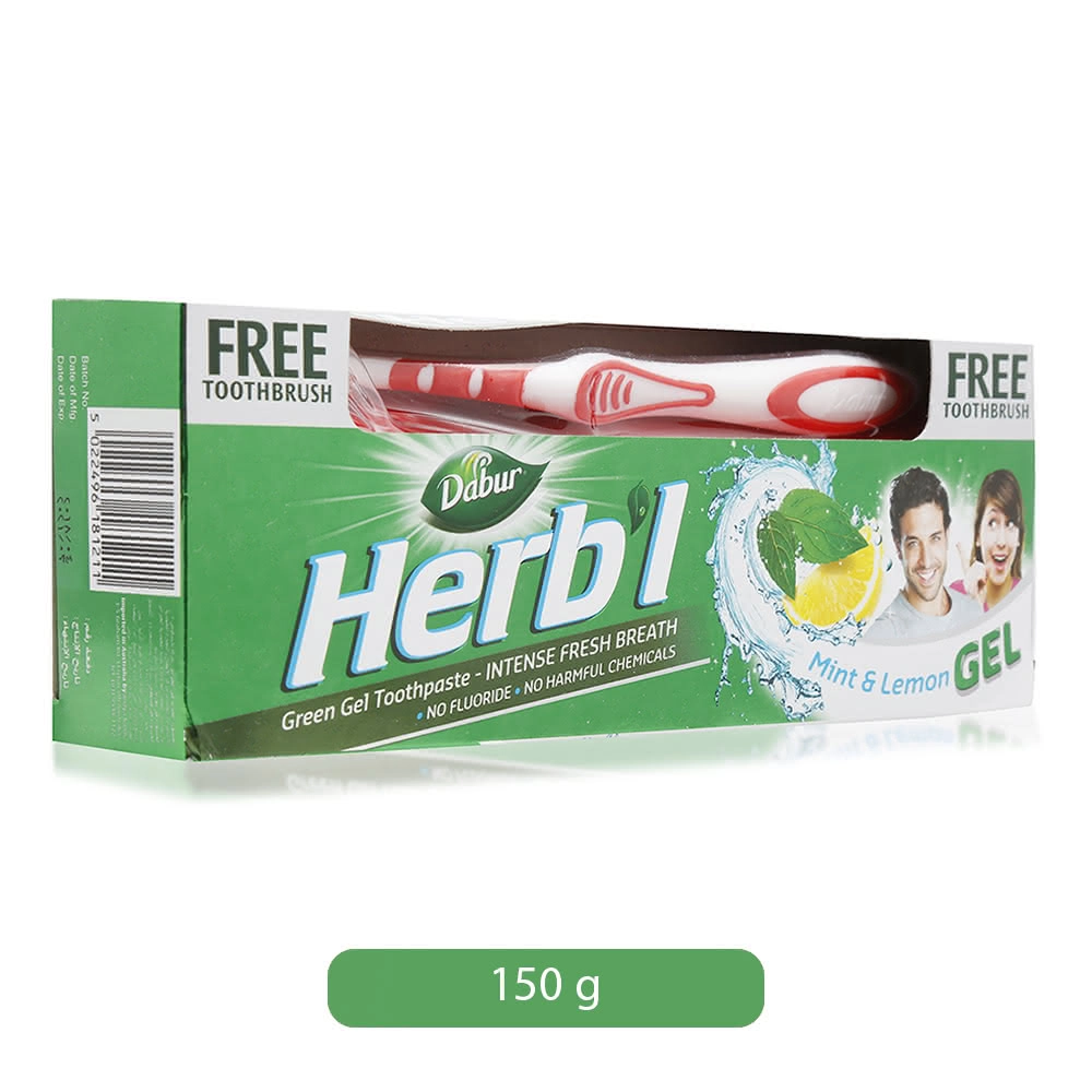 Dabur Herbal Green Gel Toothpaste 150 g
