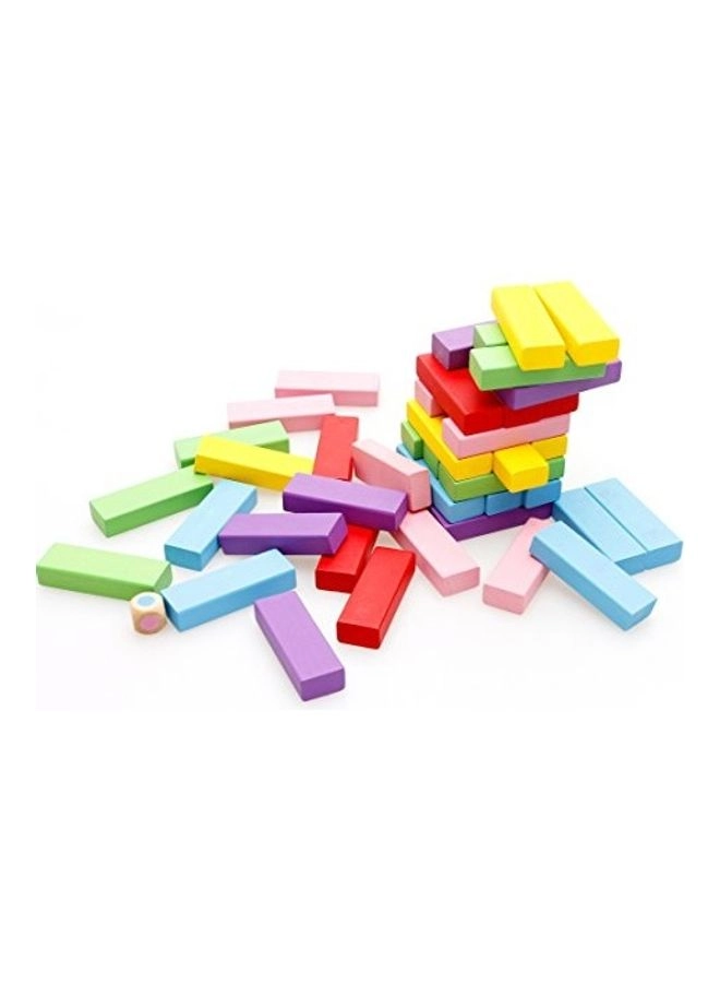Wooden Stacking Board - Multicolor 48pcs