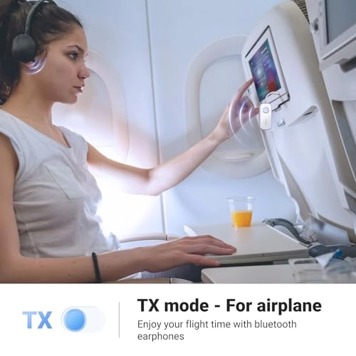 Bluetooth Transmitter Receiver for Airplane and Car 5.4