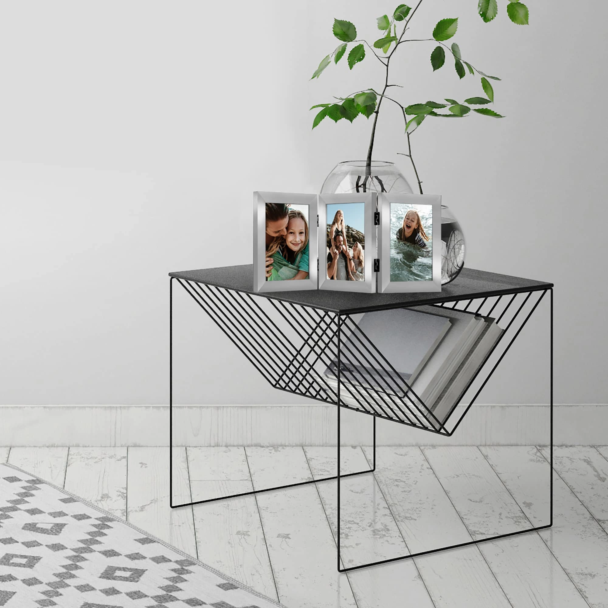 Hinged 3 Picture Frame - 5X7