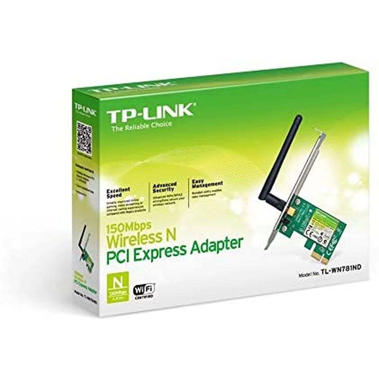 TL-WN781ND - Single-Band (2.4 GHz) PCI Express Wireless N