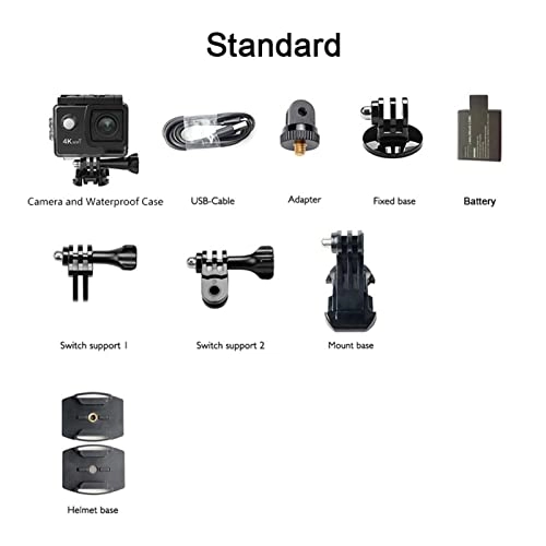 Action Camera - 4K 30FPS Bundle