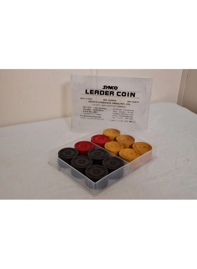 Premia - Carrom Coins Wooden Ashwood Box