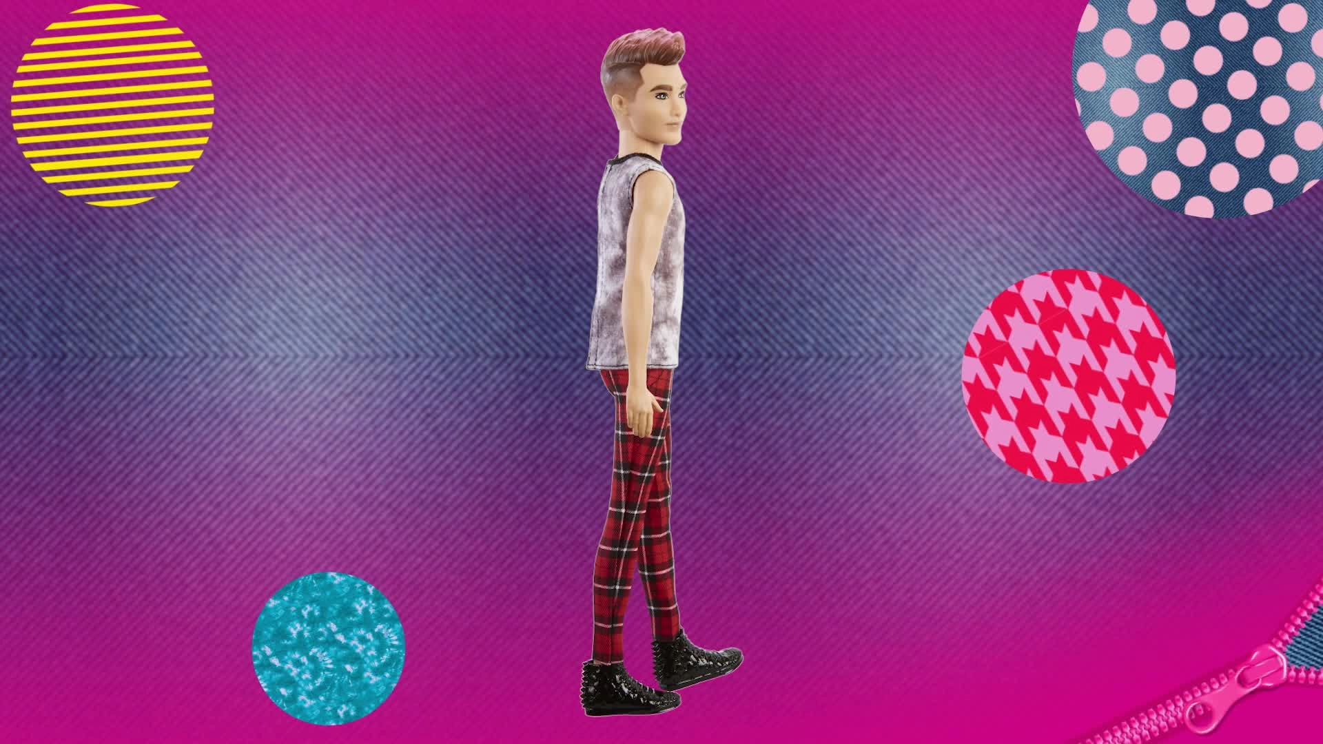 Ken Doll - Fashionistas Rocker Multi colour