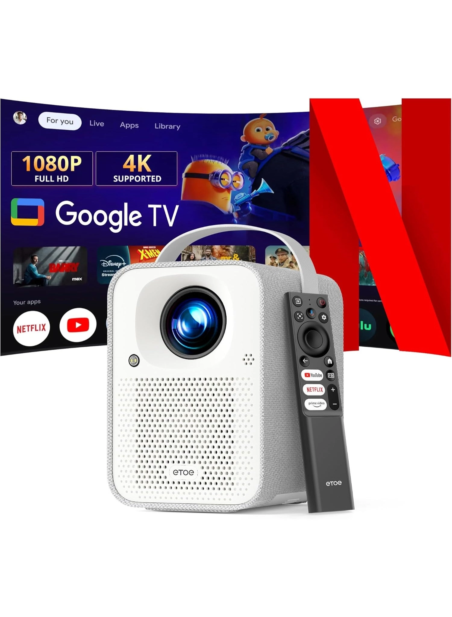 Seal Projector - 500 ANSI Lumens 4K