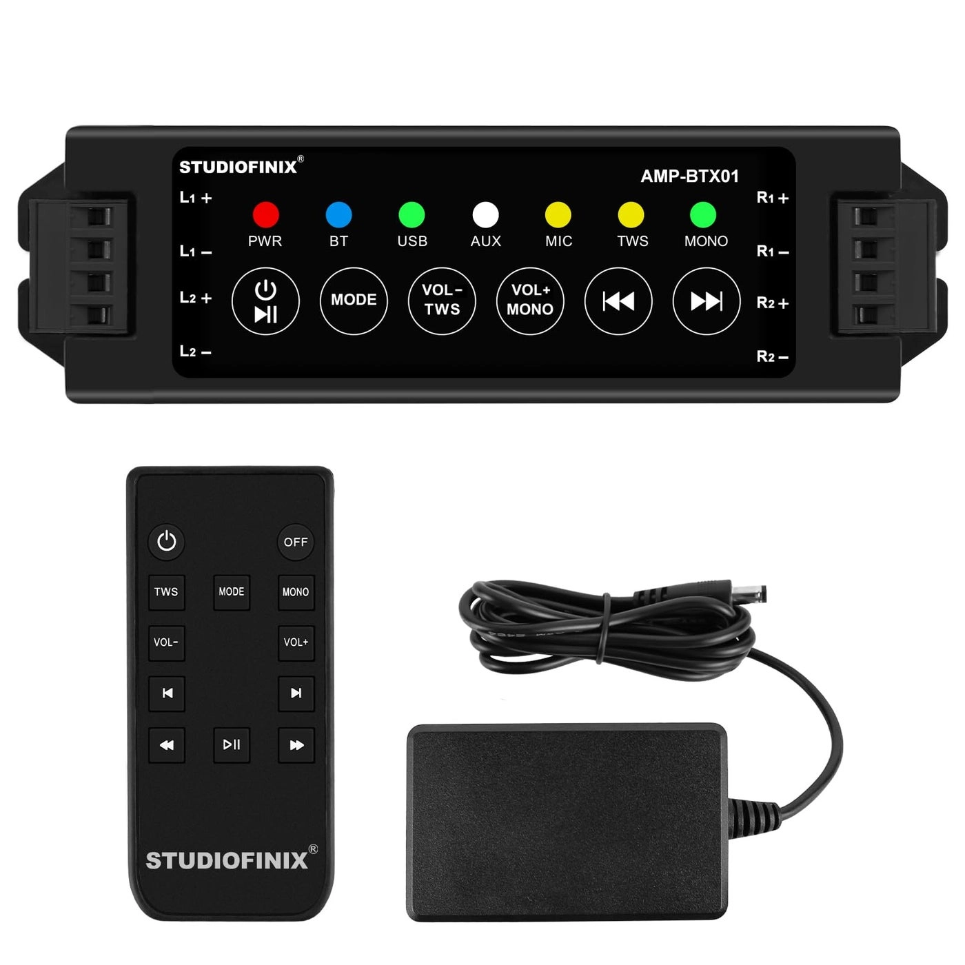 4-Channel Wall Mount Amplifier