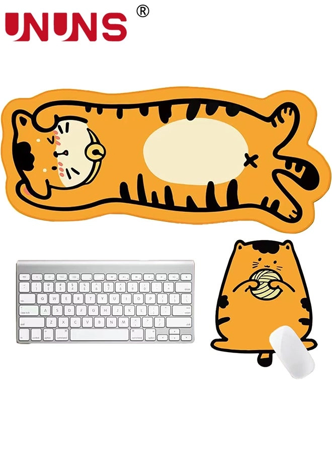 UNUNS Kawaii Rubber Gaming Mouse Pad - 73x32 cm Set