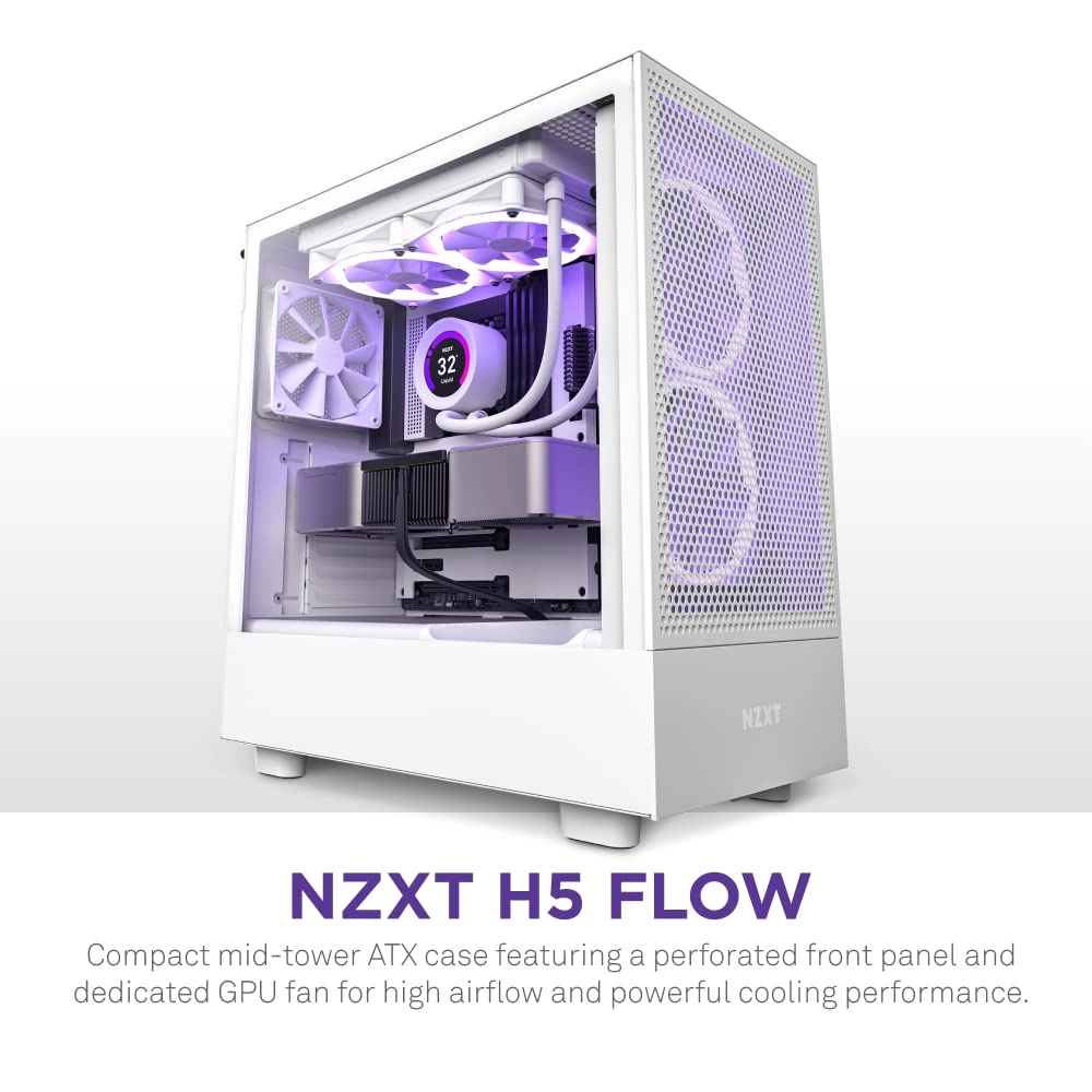 H5 Flow - Tempered Glass Side Panel ATX Mid Tower