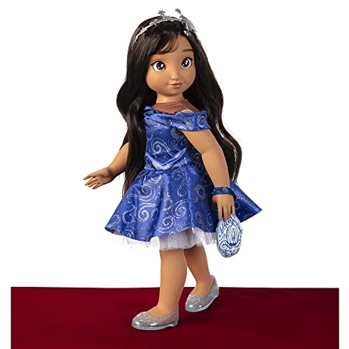 Cinderella Doll - 18-inch Brunette Sparkly Blue Dress