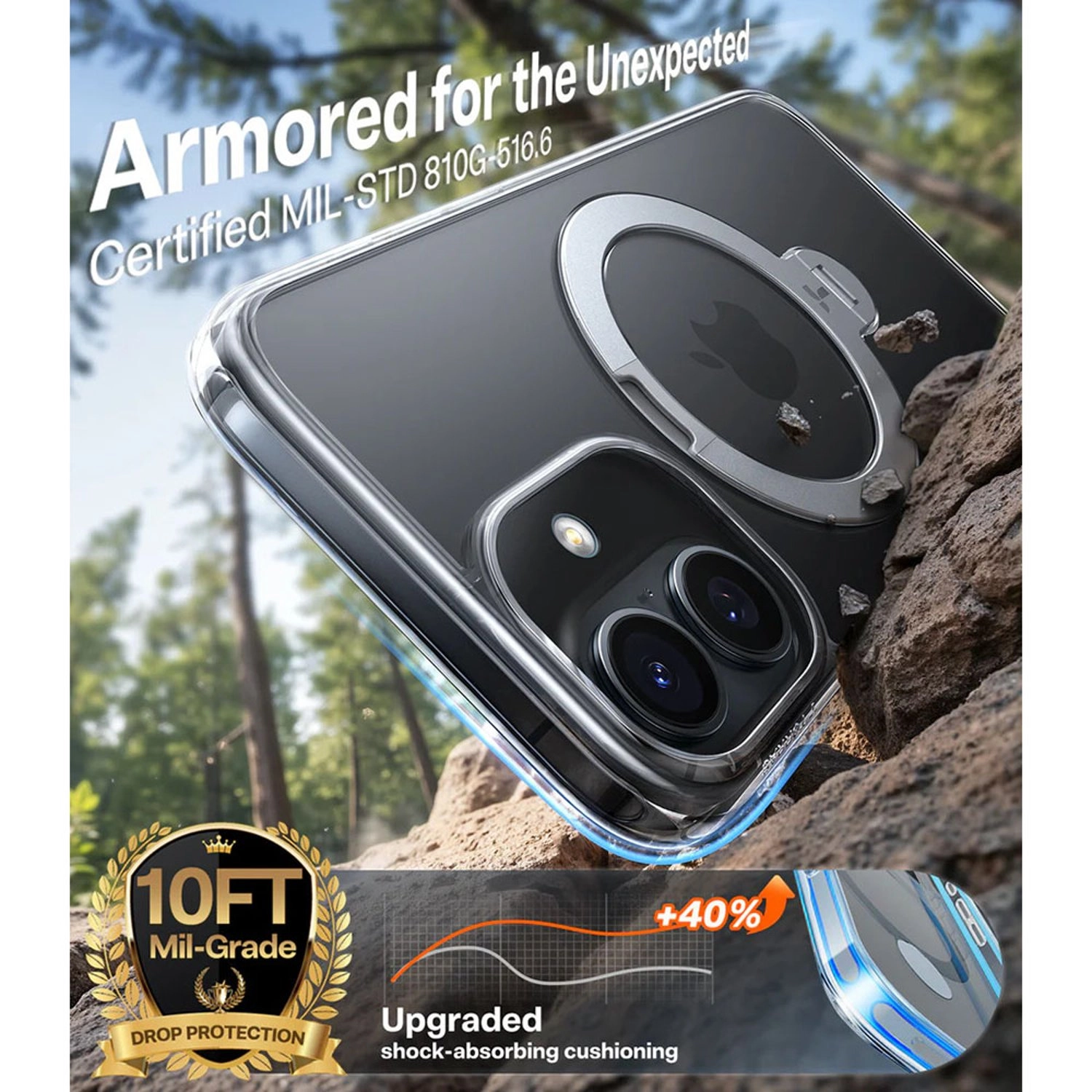 Ostand Spin Series Case with MagSafe for iPhone 17