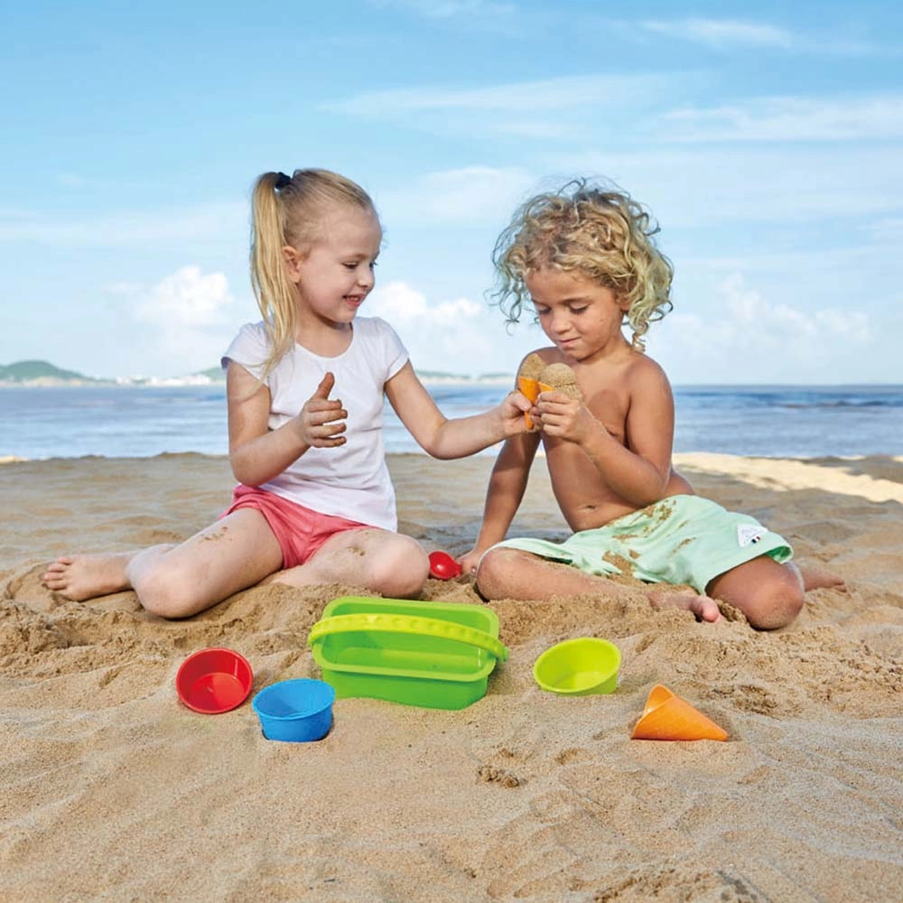 Ice Cream Shop Beach And Sand Toy Set - 8pcs Multi Colour