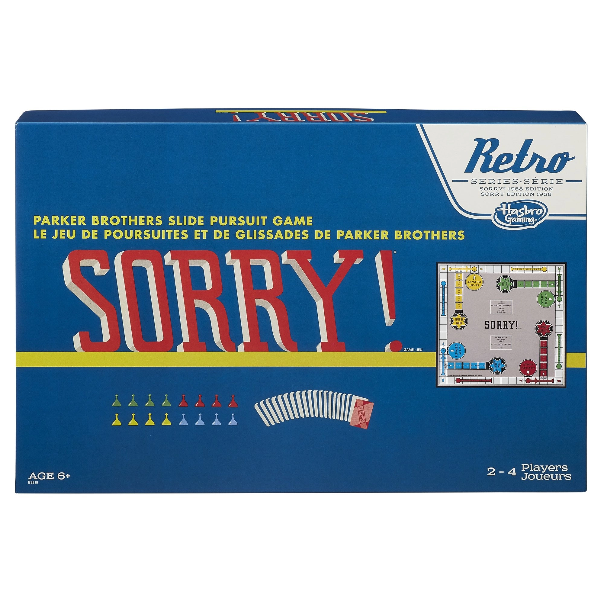 Hasbro Retro Series Sorry - 1958 Edition