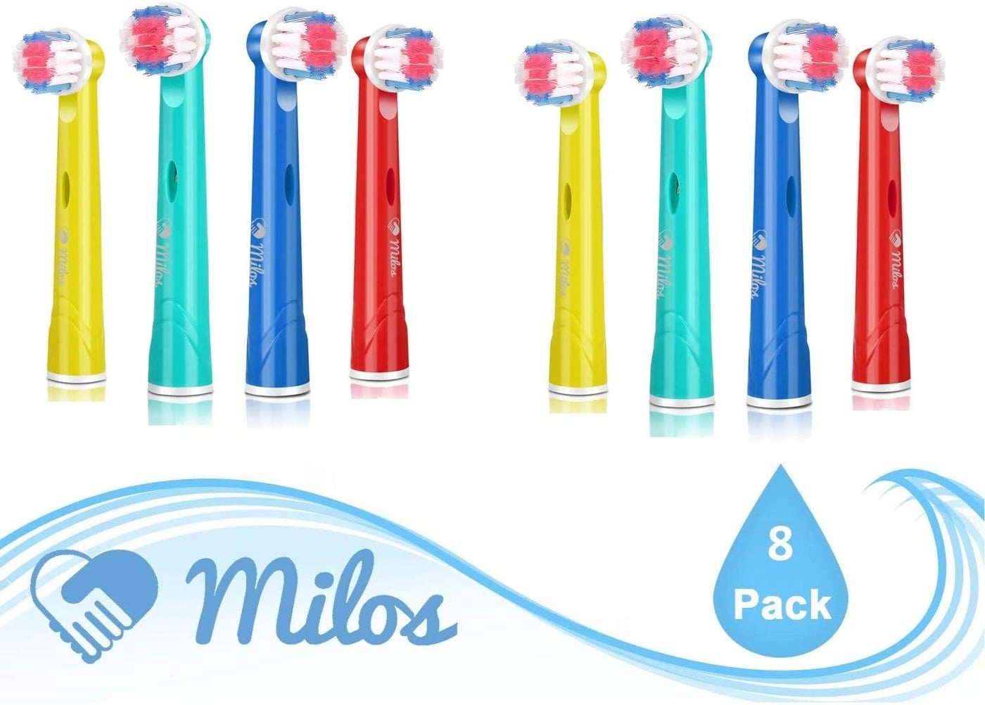 Toothbrush Heads - Kids 4 Pack Softbristled Replacement