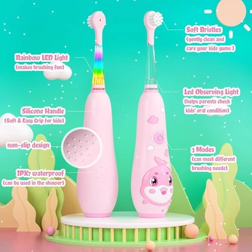 SG-2753 - Ultrasonic Rechargeable 8 Brush Heads 5 Modes