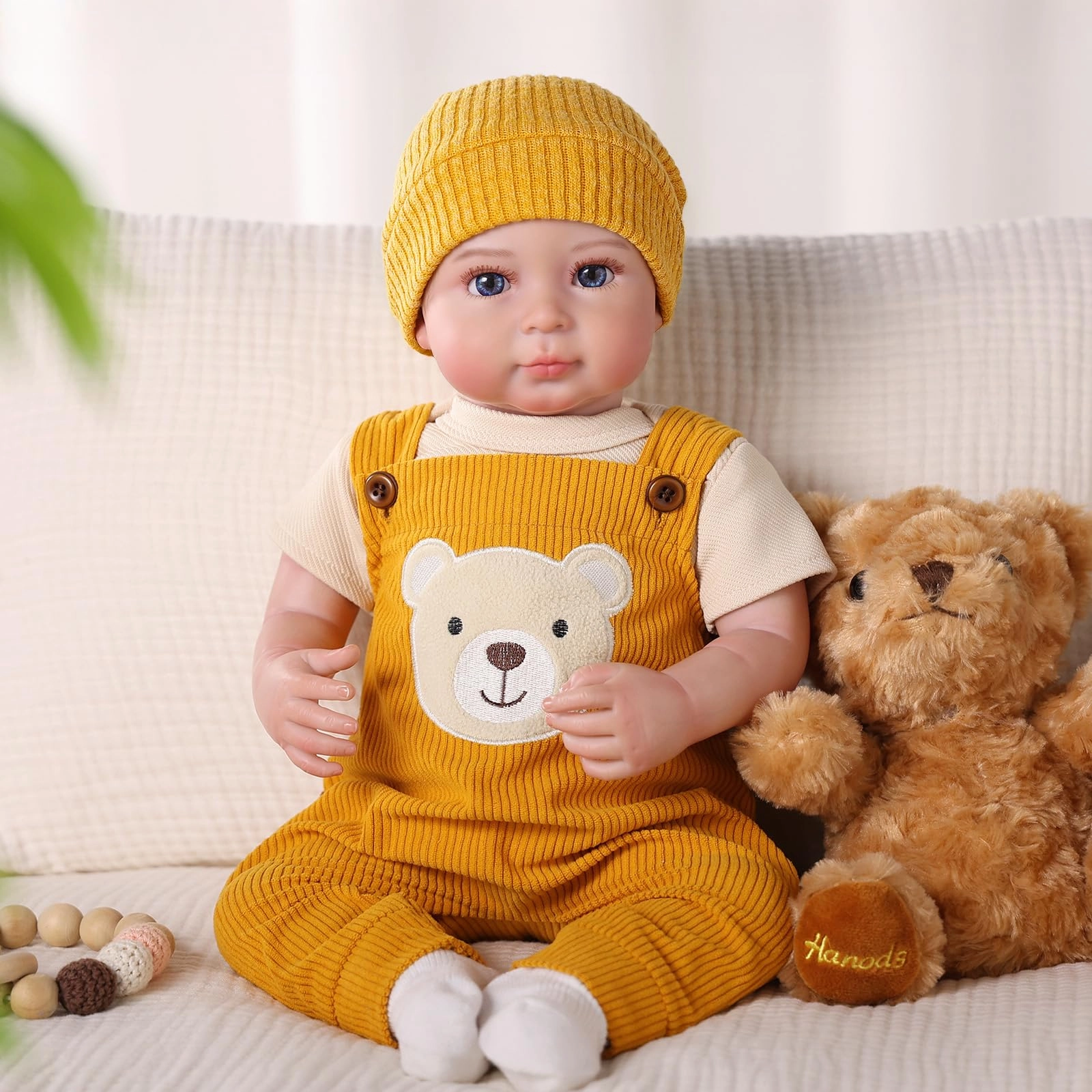 BABESIDE Reborn Baby Doll - 20 Inch Soft Vinyl and Cloth Body Boy Ages 3+