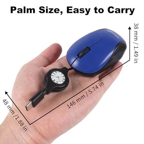 Wired USB C Mouse - USB