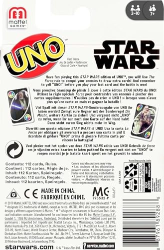UNO Star Wars - 7 years and older 1 pieces