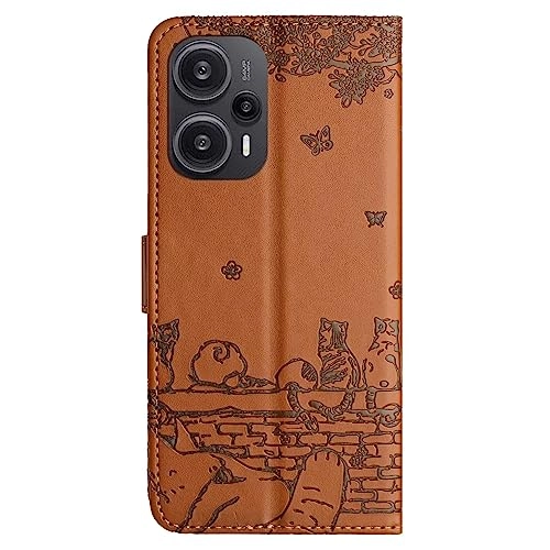 Cat Wallet Case for Xiaomi POCO F5 5G