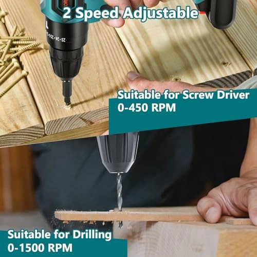 Cordless Drill - 2000 Milliamp Hours Kit