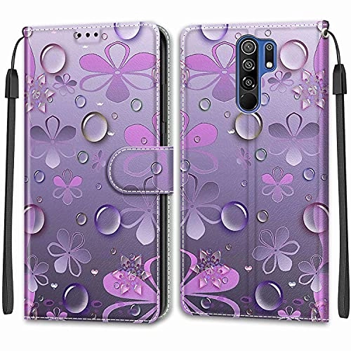 Wallet Case for Xiaomi Redmi 9 - PU Leather + Tpu