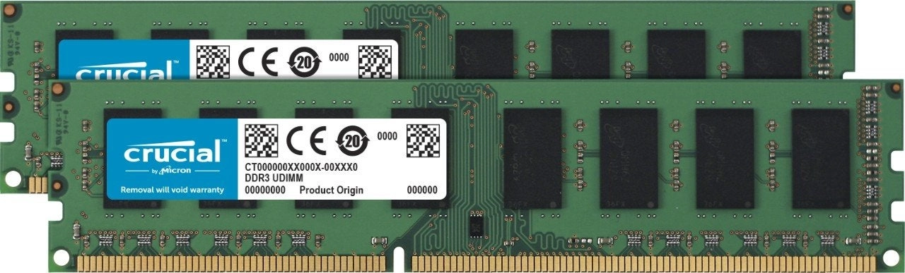 CT2K51264BD160B - 8GB 1600 MHz UDIMM DDR3