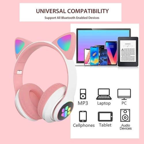 Cat Ear Bluetooth Headphones - Wireless Headphone