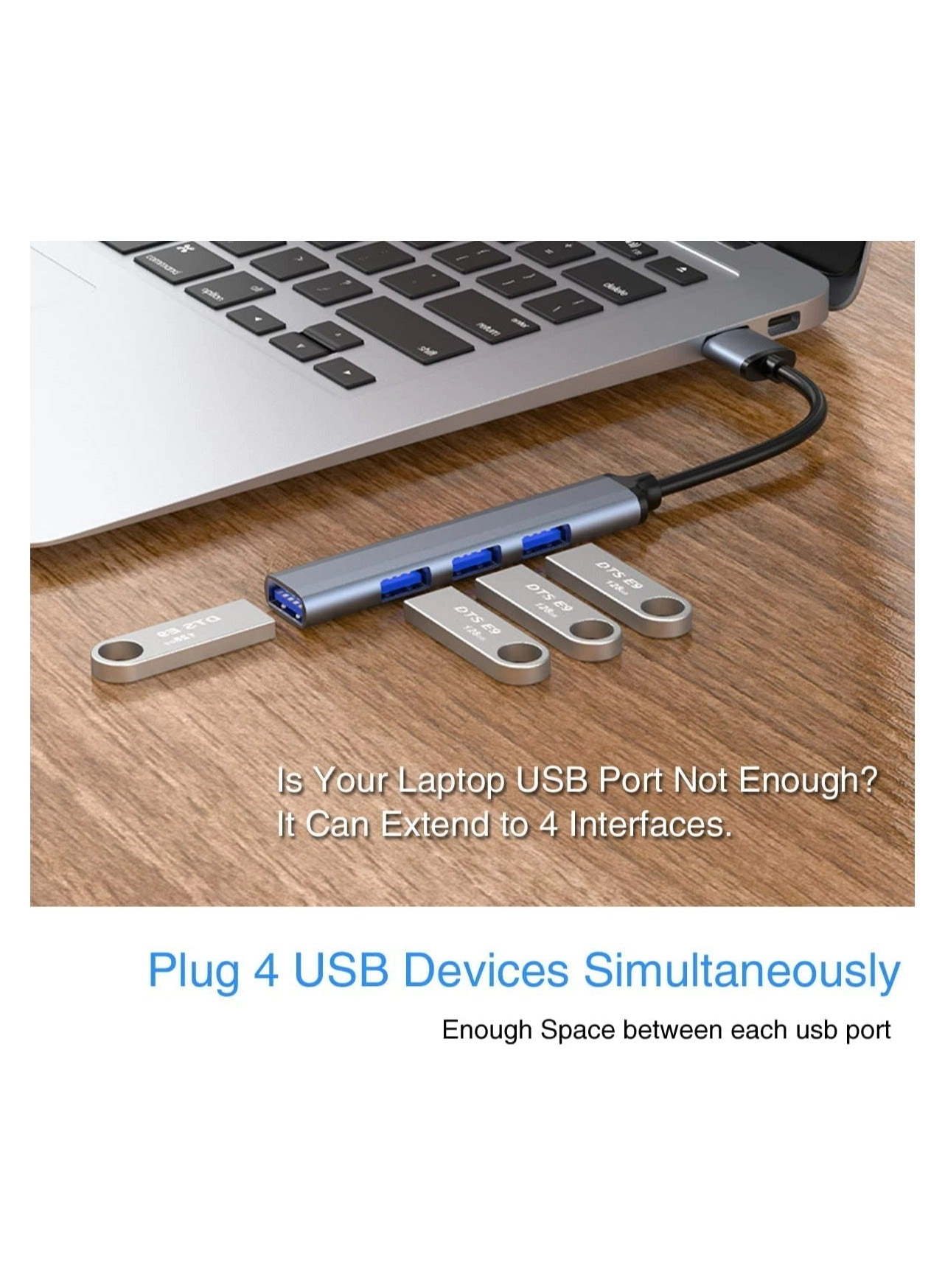 4 Port USB Hub