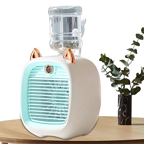 Air Conditioner Fan - Yellow 3-Speed Portable