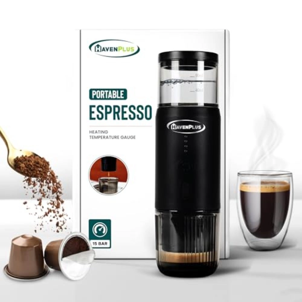 Generic Portable Espresso Coffee Maker - Ground coffee NS & DG capsules