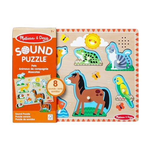 Pets Sound Puzzle - 24 months and up 8 pieces