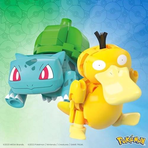 Pokémon Bulbasaur & Psyduck - 63 pcs