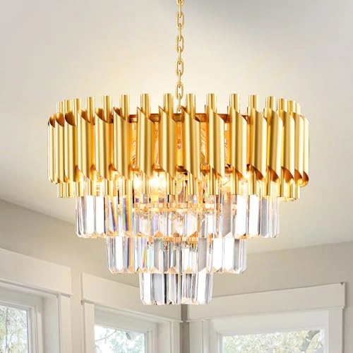 Crystal Chandelier - 23.6inch