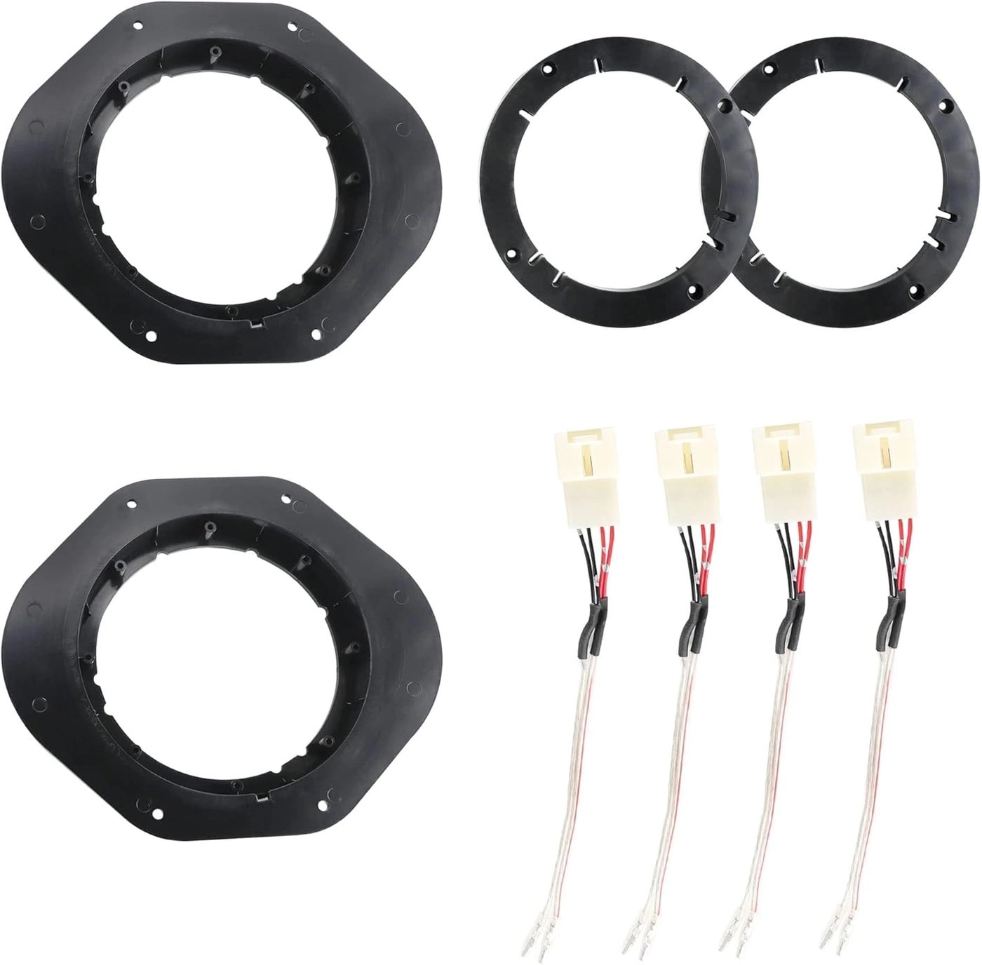 NuIth Front Door Speaker Adapter Spacer Ring - 6.5 inch