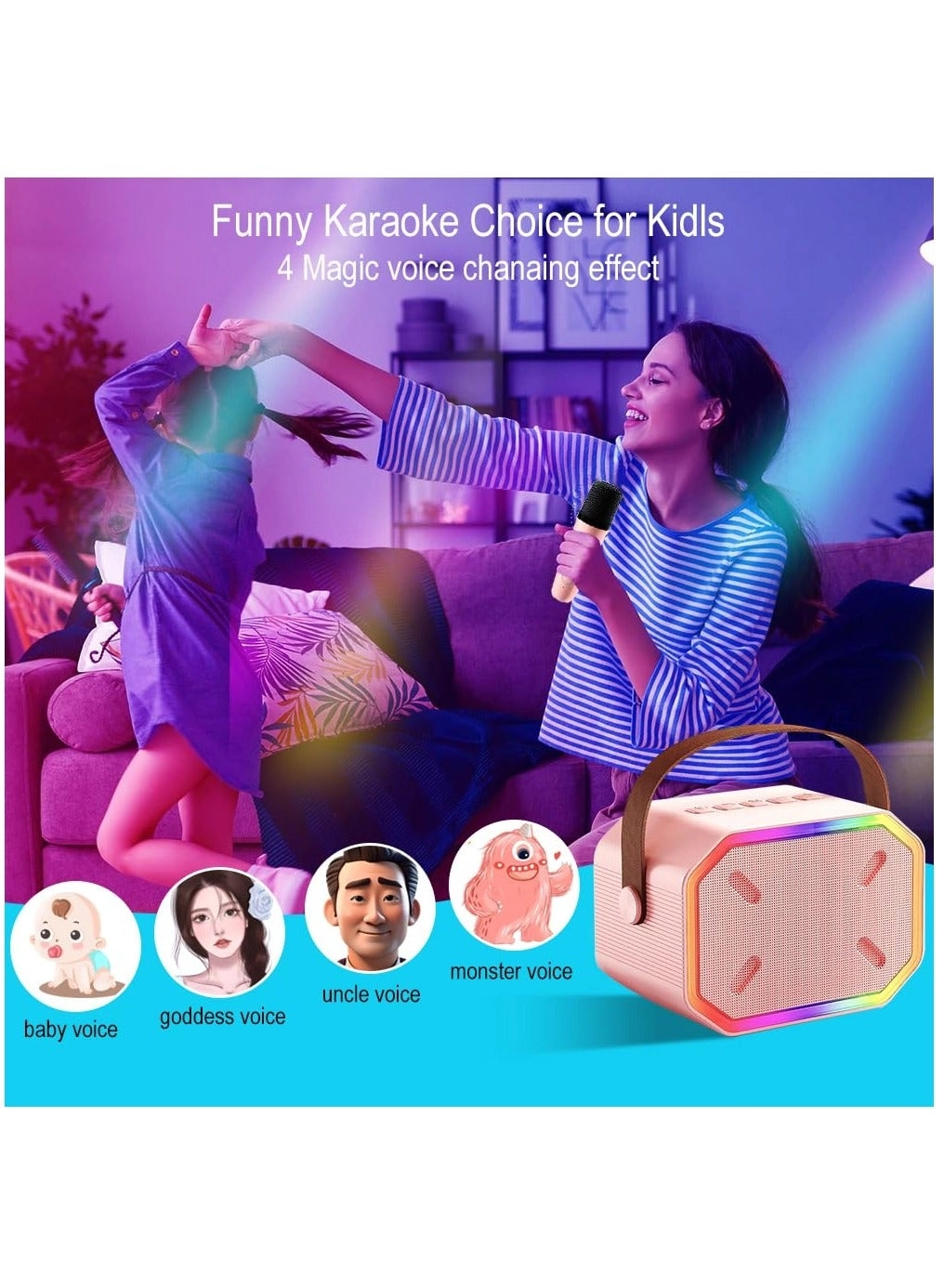 Karaoke Machine - 2 Wireless Mics 10W