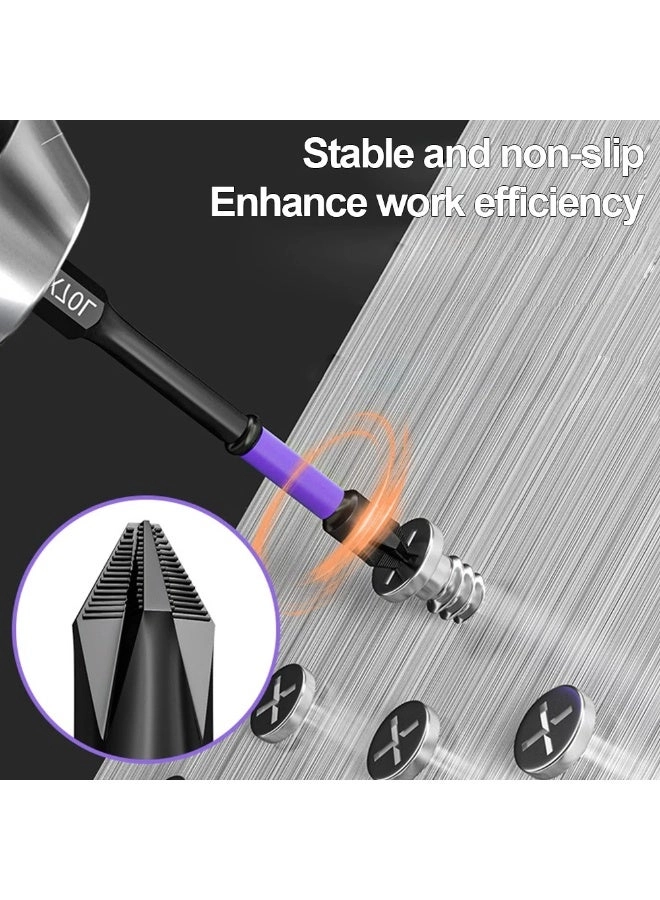 Cross Screwdriver Bits - D1 Magnetic 5 pcs