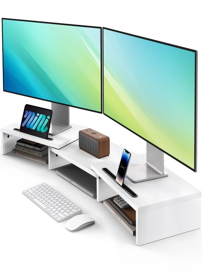 Dual Monitor Stand Riser - 2 monitors