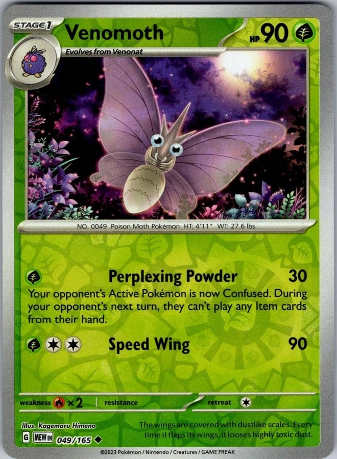 Pokémon Venomoth 049/165