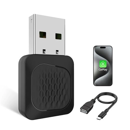 Ayake CarPlay Adapter - Wireless Plug & Play for iPhone iOS 10+