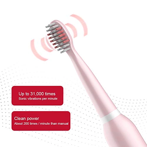 Smart electric toothbrush - 6 Brush Heads Sonic 5 Modes